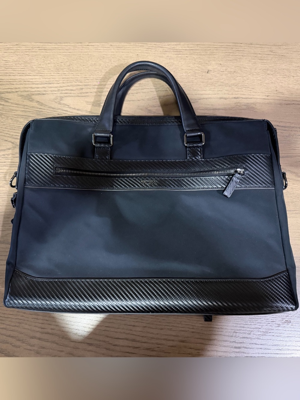 Tumi Black Business Laptop Bag